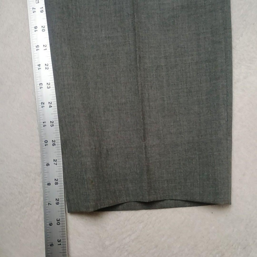 Brooks Brothers Pant Men 33x30 Gray Wool Classic Lined Dress Flat Front Suit USA - Picture 12 of 15